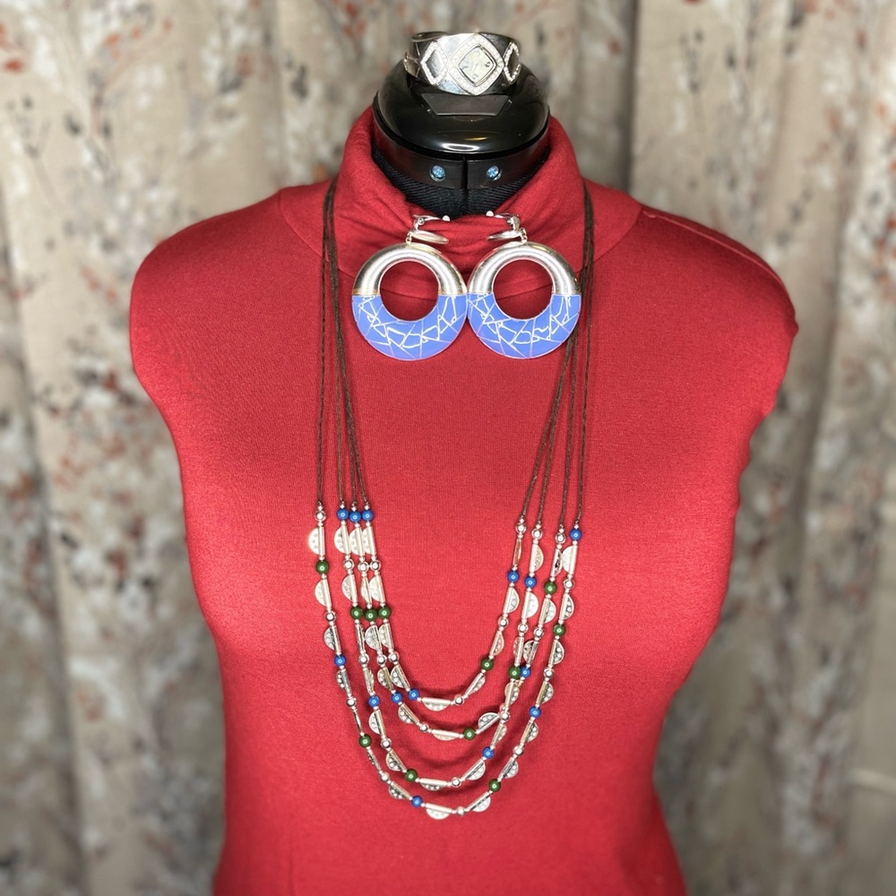 Pre-Treasured: Necklace, Bangle Watch, and Earring Set
